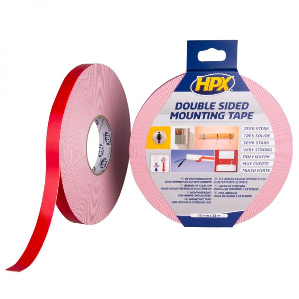 DS1925 - Mirror mounting tape - white - 19mm x 25m - 5425014222531