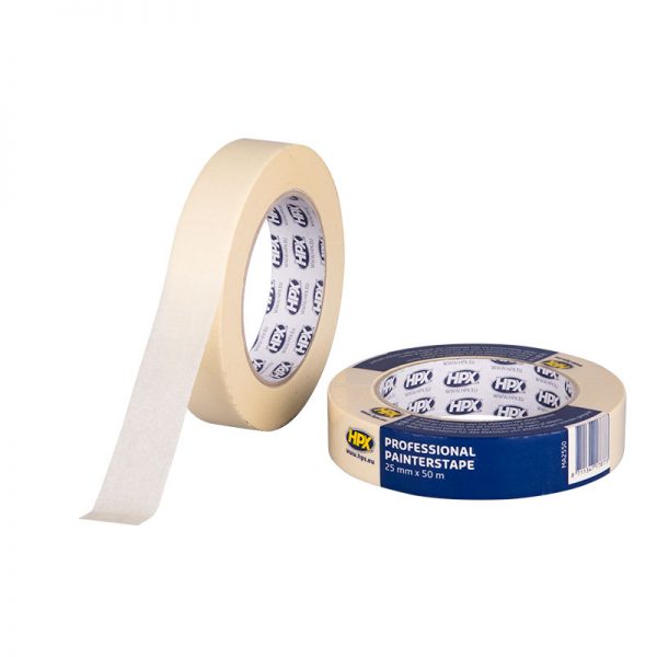 MA2550 - Masking tape 60C - cream - 25mm x 50m - 8711347178773