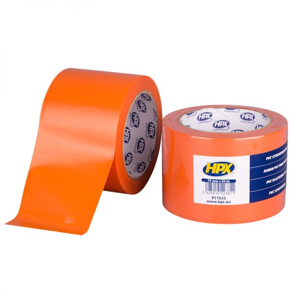 PT7533 - PVC protection tape - orange - 75mm x 33m - 5425014223811