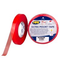 UM1950 - Ultra mount tape - Double sided tape - transparent - 19mm x 50m - 5425014220247