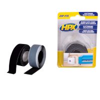 ZF2001 - Zip Fix fastener - hook and loop - black 2 x 20mm x 1m - 5425014222388