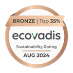 Ecovadis BRONZE | Top 35% - Aug 2024